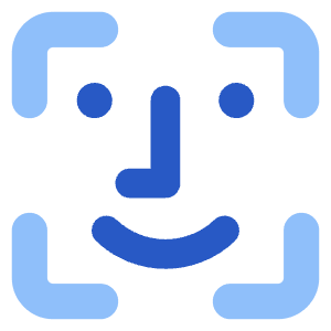 Face Scan 1 Icon from Core Flat Set