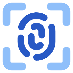 Fingerprint Scan 2 Icon from Core Flat Set