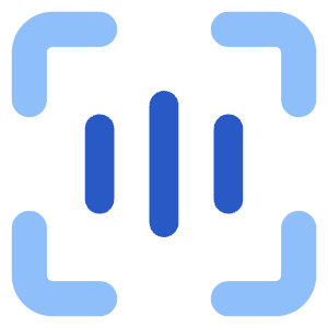 Voice Scan 2 Icon from Core Flat Set