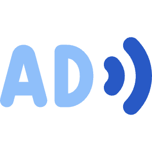 Audio Description Icon from Core Flat Set