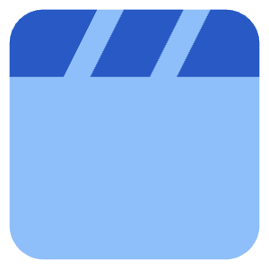 Movie Video Clip Icon from Core Flat Set