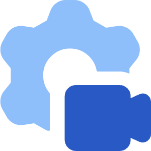 Settings Video Camera Icon from Core Flat Set