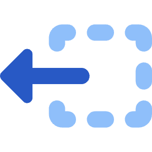 Track Select Left Tool Icon from Core Flat Set