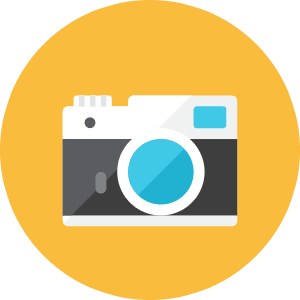 Camera Front Icon from Kameleon Colors - Free Set