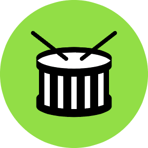 Drum Icon from Kameleon Pop - Free Set