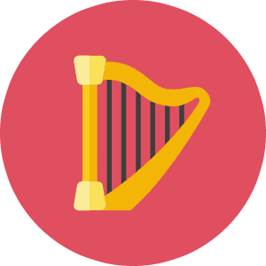 Harp Icon from Kameleon Colors - Free Set