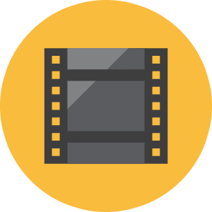 Movie Film Icon from Kameleon Colors - Free Set