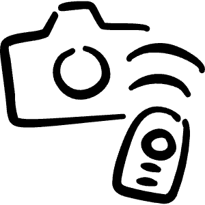 Accessories Remote Shutter Icon from Freehand Line - Free Set