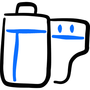 Accessories Retro Film 1 Icon from Freehand Duotone - Free Set