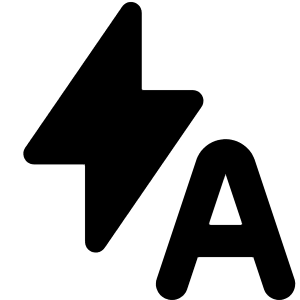 Auto Flash Icon from Core Solid - Free Set