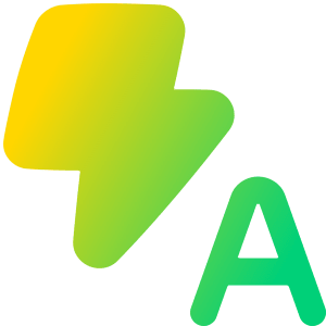 Auto Flash Icon from Plump Gradient - Free Set