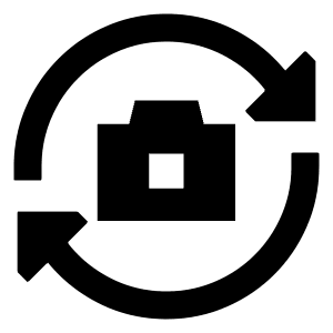 Camera Flip 1 Icon from Sharp Solid - Free Set