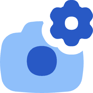 Camera Setting Gear Icon from Flex Flat - Free Set