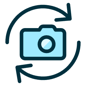 Camera Settings Flip 1 Icon from Ultimate Duotone - Free Set