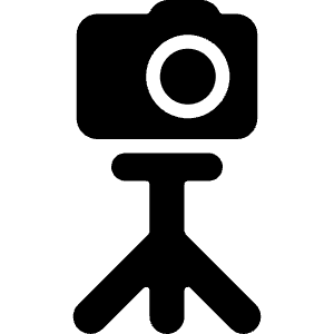 Camera Tripod Icon from Ultimate Bold - Free Set
