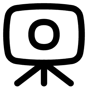 Camera Tripod Icon from Flex Line - Free Set