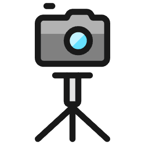 Camera Tripod Icon from Ultimate Colors - Free Set