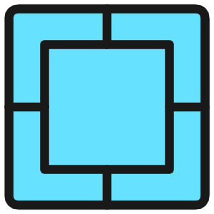 Composition Focus Square Icon from Ultimate Colors - Free Set