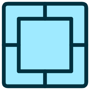 Composition Focus Square Icon from Ultimate Duotone - Free Set