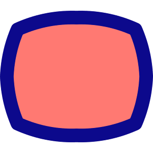 Composition Oval Icon from Core Pop - Free Set