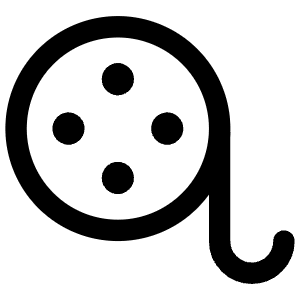 Film Roll 1 Icon from Core Line - Free Set