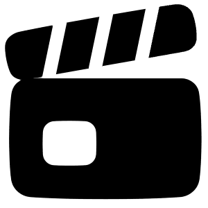 Film Slate Icon from Plump Solid - Free Set