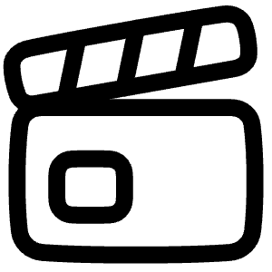 Film Slate Icon from Plump Line - Free Set