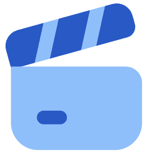 Film Slate Icon from Flex Flat - Free Set