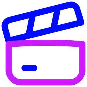 Film Slate Icon from Flex Neon - Free Set