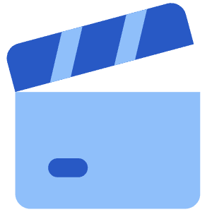 Film Slate Icon from Core Flat - Free Set