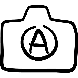 Focus Camera Auto Icon from Freehand Line - Free Set