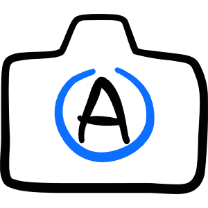 Focus Camera Auto Icon from Freehand Duotone - Free Set