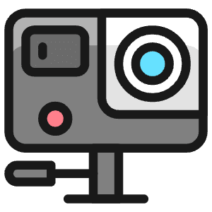 Go Pro Icon from Ultimate Colors - Free Set