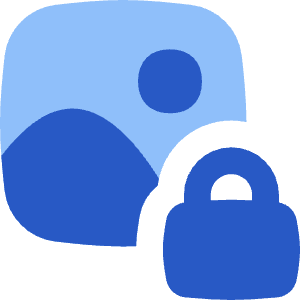 Landscape Lock Icon from Flex Flat - Free Set
