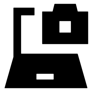 Laptop Camera Icon from Sharp Solid - Free Set