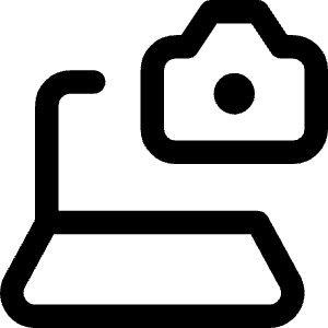 Laptop Camera Icon from Core Line - Free Set