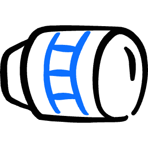 Lens Horizontal Icon from Freehand Duotone - Free Set