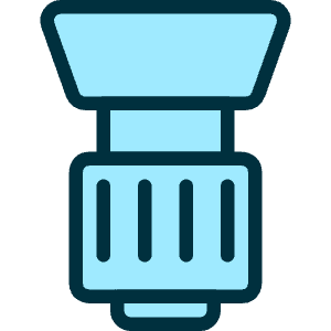 Lens Shade Icon from Ultimate Duotone - Free Set