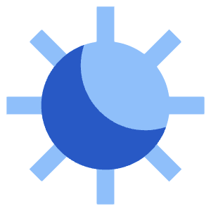 Light Dark Mode Icon from Sharp Flat - Free Set