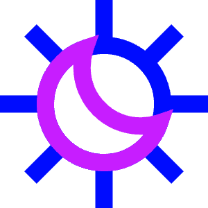 Light Dark Mode Icon from Sharp Neon - Free Set