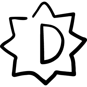 Light Mode Brightness Half Icon from Freehand Line - Free Set