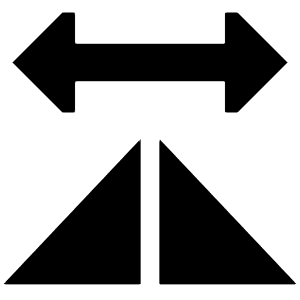 Mirror Horizontally Icon from Sharp Solid - Free Set