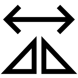Mirror Horizontally Icon from Sharp Line - Free Set