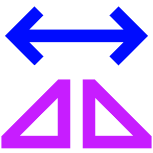 Mirror Horizontally Icon from Sharp Neon - Free Set
