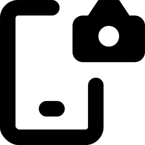Mobile Phone Camera Icon from Core Solid - Free Set