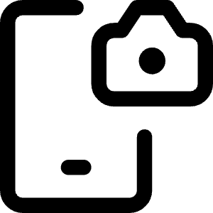 Mobile Phone Camera Icon from Core Line - Free Set