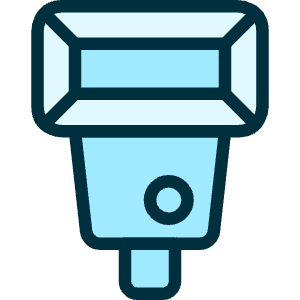 Photography Equipment Flash Light Icon from Ultimate Duotone - Free Set