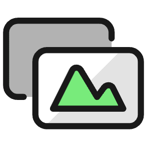 Picture Double Landscape Icon from Ultimate Colors - Free Set