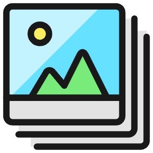 Picture Stack Landscape Icon from Ultimate Colors - Free Set