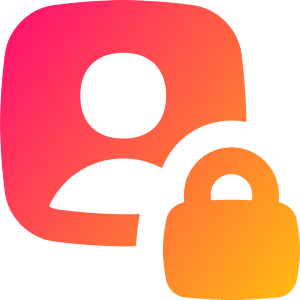 Portrait Lock Icon from Flex Gradient - Free Set